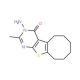 3-Amino-2-methyl-5,6,7,8,9,10-hexahydrocycloocta-[4,5]thieno[2,3-d]pyrimidin-4(3H)-one - chemical structure image