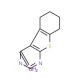 3-Amino-2-methyl-5,6,7,8-tetrahydro-3H-benzo[4,5]thieno[2,3-d]pyrimidin-4-one (CAS 43088-52-4) - chemical structure image