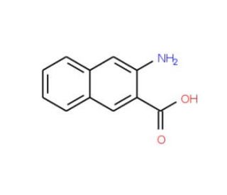 3-Amino-2-naphthoic acid (CAS 5959-52-4) - chemical structure image