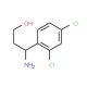 3-Amino-3-(2,4-dichloro-phenyl)-propan-1-ol (CAS 787615-23-0) - chemical structure image