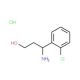 3-Amino-3-(2-chloro-phenyl)-propan-1-ol hydrochloride - chemical structure image