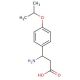 3-Amino-3-(4-isopropoxy-phenyl)-propionic acid (CAS 311321-19-4) - chemical structure image