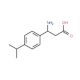 3-Amino-3-(4-isopropylphenyl)-propionic acid (CAS 117391-53-4) - chemical structure image