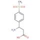 3-Amino-3-(4-methanesulfonyl-phenyl)-propionic acid - chemical structure image