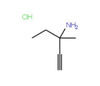 3-amino-3-methyl-1-pentyne HCl (CAS 108575-32-2) - chemical structure image