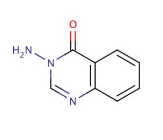 3-Amino-4(3H)-quinazolinone (CAS 14663-46-8) - chemical structure image