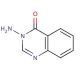3-Amino-4(3H)-quinazolinone (CAS 14663-46-8) - chemical structure image