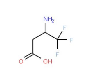 3-Amino-4,4,4-trifluorobutyric acid (CAS 584-20-3) - chemical structure image