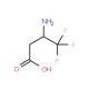 3-Amino-4,4,4-trifluorobutyric acid (CAS 584-20-3) - chemical structure image
