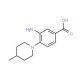 3-Amino-4-(4-methyl-piperidin-1-yl)-benzoic acid - chemical structure image