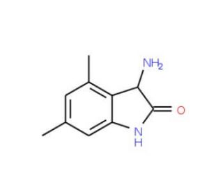 3-Amino-4,6-dimethyl-1,3-dihydro-2H-indol-2-one - chemical structure image