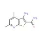 3-amino-4,6-dimethylthieno[2,3-b]pyridine-2-carboxamide (CAS 67795-42-0) - chemical structure image