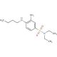 3-amino-4-(butylamino)-N,N-diethylbenzenesulfonamide - chemical structure image