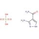 3-Amino-4-carboxamidopyrazolium Hydrogen Sulfate (CAS 329351-43-1) - chemical structure image