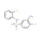 3-Amino-4-chloro-N-(2-chloro-phenyl)-benzenesulfonamide - chemical structure image