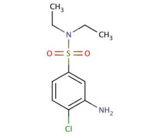 3-Amino-4-chloro-N,N-diethyl-benzenesulfonamide - chemical structure image