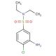 3-Amino-4-chloro-N,N-diethyl-benzenesulfonamide - chemical structure image