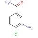 3-Amino-4-chlorobenzamide (CAS 19694-10-1) - chemical structure image
