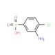 3-Amino-4-chlorobenzenesulfonic acid (CAS 98-36-2) - chemical structure image