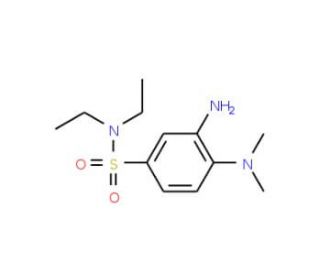3-amino-4-(dimethylamino)-N,N-diethylbenzenesulfonamide - chemical structure image