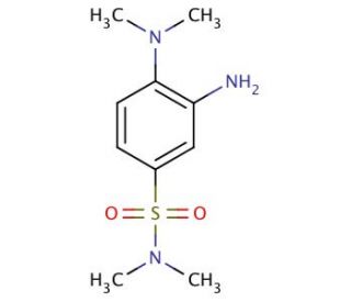 3-amino-4-(dimethylamino)-N,N-dimethylbenzenesulfonamide - chemical structure image