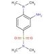 3-amino-4-(dimethylamino)-N,N-dimethylbenzenesulfonamide - chemical structure image