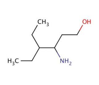 3-Amino-4-ethyl-hexan-1-ol (CAS 945723-37-5) - chemical structure image