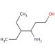 3-Amino-4-ethyl-hexan-1-ol (CAS 945723-37-5) - chemical structure image