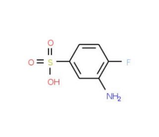 3-Amino-4-fluorobenzenesulfonic acid (CAS 349-64-4) - chemical structure image
