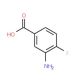 3-amino-4-fluorobenzoic acid (CAS 2365-85-7) - chemical structure image
