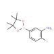3-Amino-4-fluorophenylboronic acid, pinacol ester (CAS 1003575-43-6) - chemical structure image