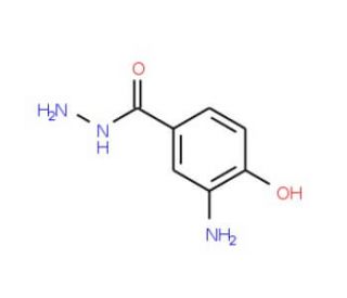 3-Amino-4-hydroxybenzhydrazide (CAS 7450-57-9) - chemical structure image