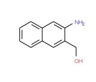 3-Amino-4-hydroxymethylnaphthalene (CAS 141281-58-5) - chemical structure image
