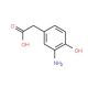(3-Amino-4-hydroxyphenyl)acetic acid (CAS 38196-08-6) - chemical structure image