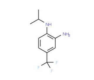 3-Amino-4-isopropylaminobenzotrifluoride (CAS 175277-91-5) - chemical structure image