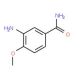 3-Amino-4-methoxybenzamide (CAS 17481-27-5) - chemical structure image