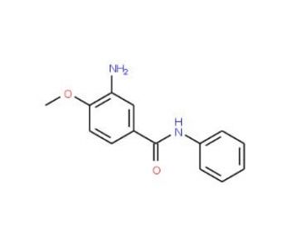 3-Amino-4-methoxybenzanilide (CAS 120-35-4) - chemical structure image