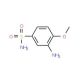 3-amino-4-methoxybenzenesulfonamide (CAS 6973-08-6) - chemical structure image