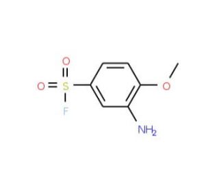 3-Amino-4-methoxybenzenesulphonyl fluoride (CAS 498-74-8) - chemical structure image