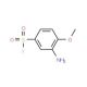 3-Amino-4-methoxybenzenesulphonyl fluoride (CAS 498-74-8) - chemical structure image