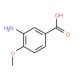 3-Amino-4-methoxybenzoic acid (CAS 2840-26-8) - chemical structure image