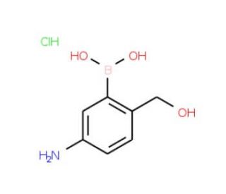 3-Amino-4-methoxyphenylboronic acid hydrochloride (CAS 895525-75-4) - chemical structure image