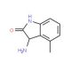 3-Amino-4-methyl-1,3-dihydro-2H-indol-2-one - chemical structure image
