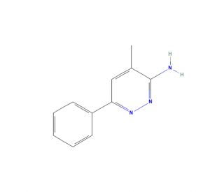 3-Amino-4-methyl-6-phenylpyridazine (CAS 81819-90-1) - chemical structure image