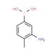 3-Amino-4-methylbenzeneboronic acid (CAS 22237-12-3) - chemical structure image