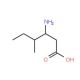 3-Amino-4-methylhexanoic acid (CAS 40469-87-2) - chemical structure image