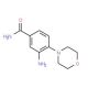 3-Amino-4-morpholin-4-yl-benzamide (CAS 31642-90-7) - chemical structure image