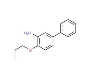 3-Amino-4-propoxybiphenyl - chemical structure image