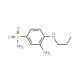 3-amino-4-(propylamino)benzenesulfonamide - chemical structure image