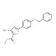 3-Amino-5-(4-benzyloxyphenyl)thiophene-2-carboxylic acid methyl ester - chemical structure image